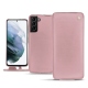 Housse cuir Samsung Galaxy S21+ - Rose ( Nappa - Pantone 2365C ) 