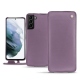 Housse cuir Samsung Galaxy S21+ - Lilas ( Nappa - Pantone 2645U ) 