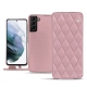 Custodia in pelle Samsung Galaxy S21+ - Rose - Couture ( Nappa - Pantone 2365C ) 