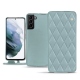 Funda de piel Samsung Galaxy S21+ - Bleu ciel - Couture ( Nappa - Pantone 277C ) 