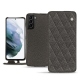 Custodia in pelle Samsung Galaxy S21+ - Anthracite - Couture ( Pantone 424C ) 