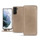 Custodia in pelle Samsung Galaxy S21+ - Taupe vintage ( Pantone 7530C ) 