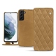 Capa em pele Samsung Galaxy S21+ - Sable vintage - Couture