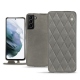 Capa em pele Samsung Galaxy S21+ - Acier vintage - Couture