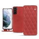 Samsung Galaxy S21+ leather case - Cerise vintage - Couture