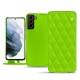 Funda de piel Samsung Galaxy S21+ - Vert fluo - Couture
