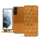 Housse cuir Samsung Galaxy S21+ - Or Maïa - Couture
