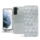 Custodia in pelle Samsung Galaxy S21+ - Platinium - Couture