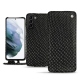 Custodia in pelle Samsung Galaxy S21+ - Serpent nero