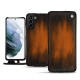 Custodia in pelle Samsung Galaxy S21+ - Marron Patine