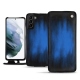 Funda de piel Samsung Galaxy S21+ - Bleu Patine