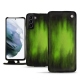 Custodia in pelle Samsung Galaxy S21+ - Vert Patine