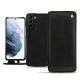 Funda de piel Samsung Galaxy S21+ - Negre poudro