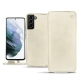 Lederschutzhülle Samsung Galaxy S21+ - Blanc escumo