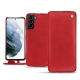 Housse cuir Samsung Galaxy S21+ - Rouge troupelenc