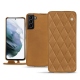Samsung Galaxy S21+ leather case - Castan esparciate - Couture