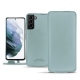 Samsung Galaxy S21+ leather case - Bleu Ciel PU