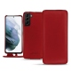 Housse cuir Samsung Galaxy S21+ - Rouge PU