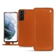 Housse cuir Samsung Galaxy S21+ - Orange vibrant