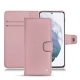 Samsung Galaxy S21+ leather case - Rose ( Nappa - Pantone 2365C ) 