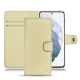 Capa em pele Samsung Galaxy S21+ - Beige ( Nappa - Pantone 7502C ) 