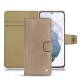 Custodia in pelle Samsung Galaxy S21+ - Taupe vintage ( Pantone 7530C ) 