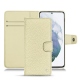 Housse cuir Samsung Galaxy S21+ - Ivoire ( Sleek P C12 - White ) 