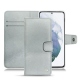 Housse cuir Samsung Galaxy S21+ - Platinium ( Pantone 877C ) 
