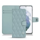 Custodia in pelle Samsung Galaxy S21+ - Bleu ciel - Couture ( Nappa - Pantone 277C ) 