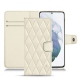 Capa em pele Samsung Galaxy S21+ - Blanc - Couture ( Bologna - White ) 