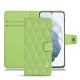 Custodia in pelle Samsung Galaxy S21+ - Vert olive - Couture ( Nappa - Pantone 578U ) 