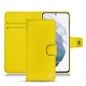 Custodia in pelle Samsung Galaxy S21+ - Jaune fluo