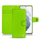 Capa em pele Samsung Galaxy S21+ - Vert fluo