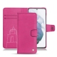Capa em pele Samsung Galaxy S21+ - Rose BB