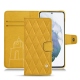 Funda de piel Samsung Galaxy S21+ - Jaune soulèu - Couture
