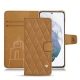 Custodia in pelle Samsung Galaxy S21+ - Castan esparciate - Couture