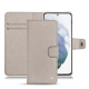 Housse cuir Samsung Galaxy S21+ - Taupe innocent