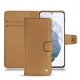Capa em pele Samsung Galaxy S21+ - Beige Veggie