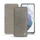 Samsung Galaxy S21+ leather case - Acier vintage ( Pantone 403C ) 