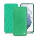 Housse cuir Samsung Galaxy S21+ - Menthe vintage ( Pantone 562C ) 