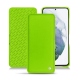 Capa em pele Samsung Galaxy S21+ - Vert fluo
