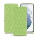 Custodia in pelle Samsung Galaxy S21+ - Vert olive - Couture ( Nappa - Pantone 578U ) 