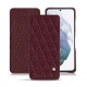 Capa em pele Samsung Galaxy S21+ - Lie de vin - Couture ( Pantone 5115C ) 