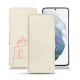 Capa em pele Samsung Galaxy S21+ - Blanc escumo