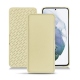 Housse cuir Samsung Galaxy S21+ - Beige PU
