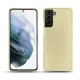 Custodia in pelle Samsung Galaxy S21+ - Beige ( Nappa - Pantone 7502C ) 