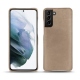 Capa em pele Samsung Galaxy S21+ - Taupe vintage ( Pantone 7530C ) 