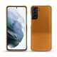 硬质真皮保护套 Samsung Galaxy S21+ - Or Maïa ( Pantone 871C ) 