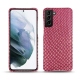 硬质真皮保护套 Samsung Galaxy S21+ - Serpent ciclamino