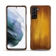 Coque cuir Samsung Galaxy S21+ - Doré Patine